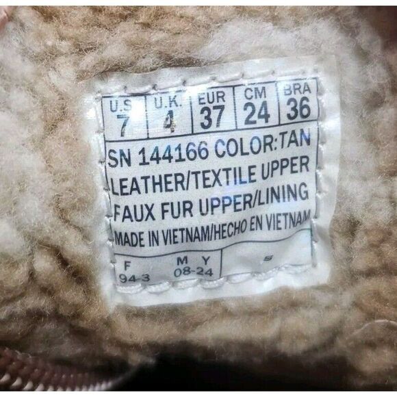 Skechers On-The-Go Glacial Ultra Timber Boots Womens Sz 7 Tan Ankle Suede Plaid - Picture 9 of 10